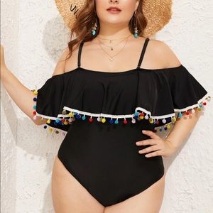 Beautiful off the shoulder bathing suit